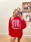 Love Is All You Need Oversized 90's Sweatshirt