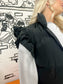 Black Ruffle Vest
