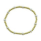 Pearl and Gold Ball Bracelet