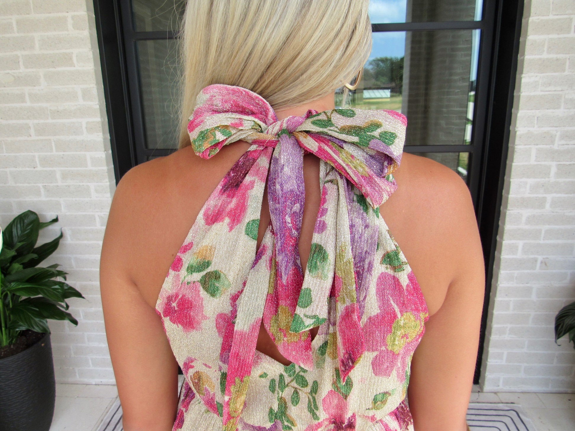back side of House Mom's Favorite Dress